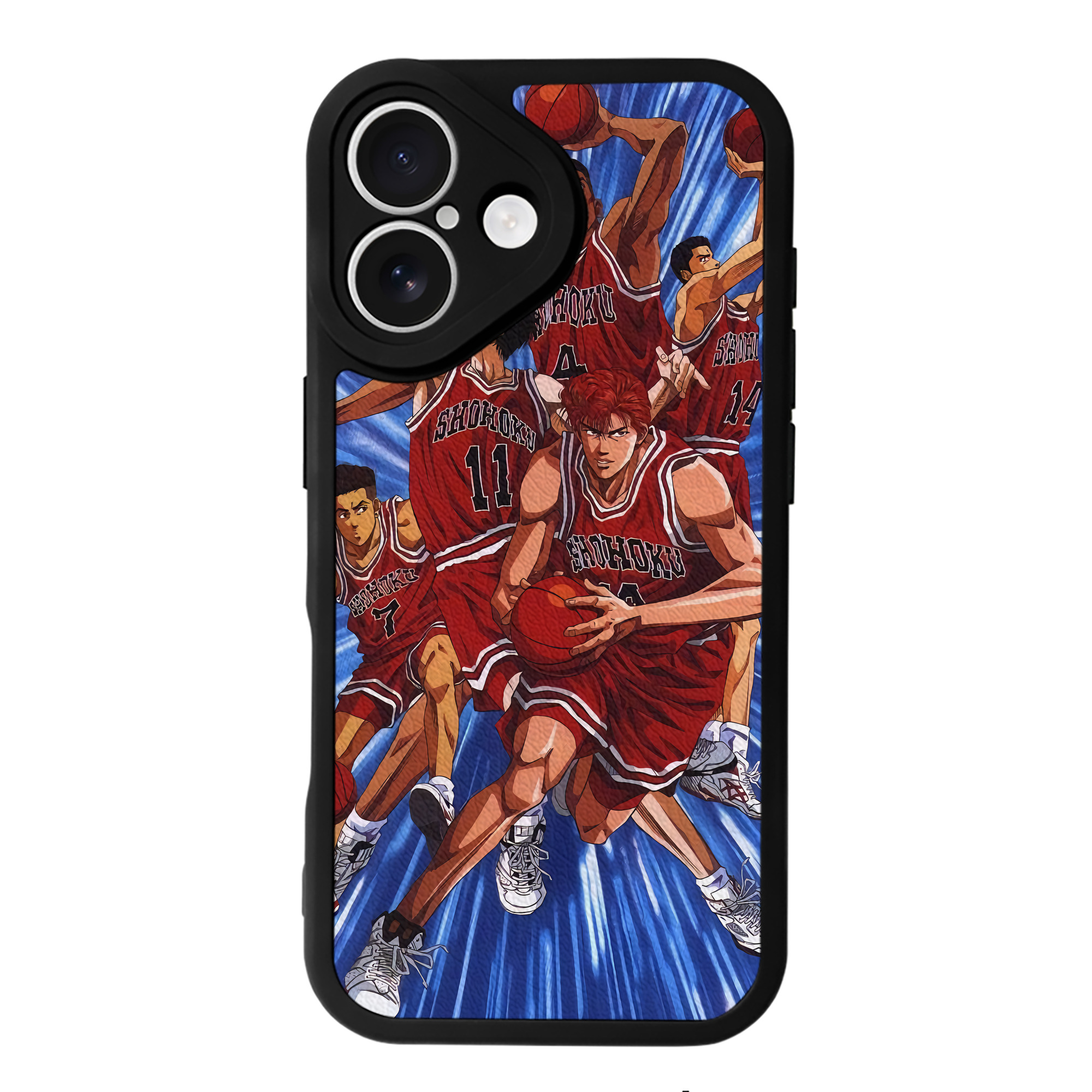 （画像用） SLAM DUNK／スラムダンク 【iPhone 16シリーズ対応】シリコンスマホケース（レザー調） 材質：シリコン